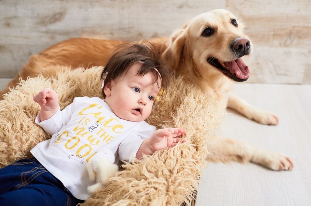 dieťa a pes